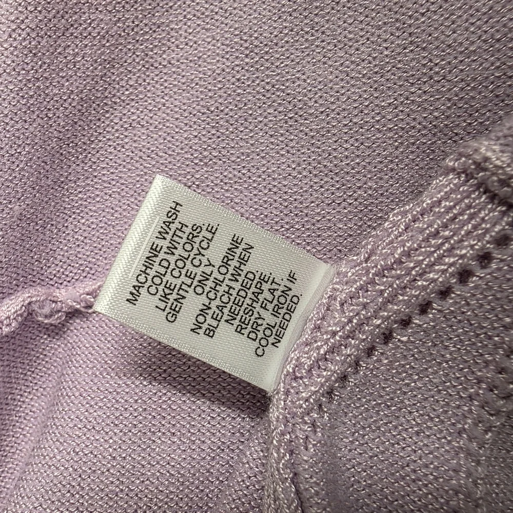 Cato Open Front Cardigan Sweater - Lavender Women's Size 14W-16W